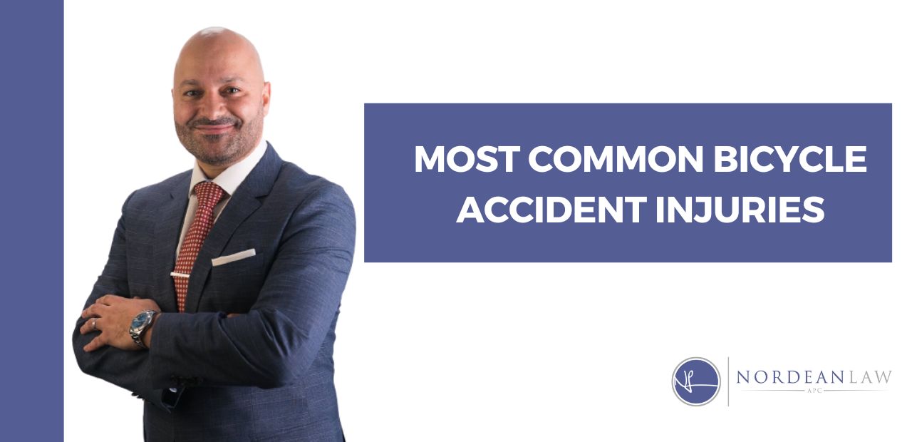 most common bicycle accident injuries