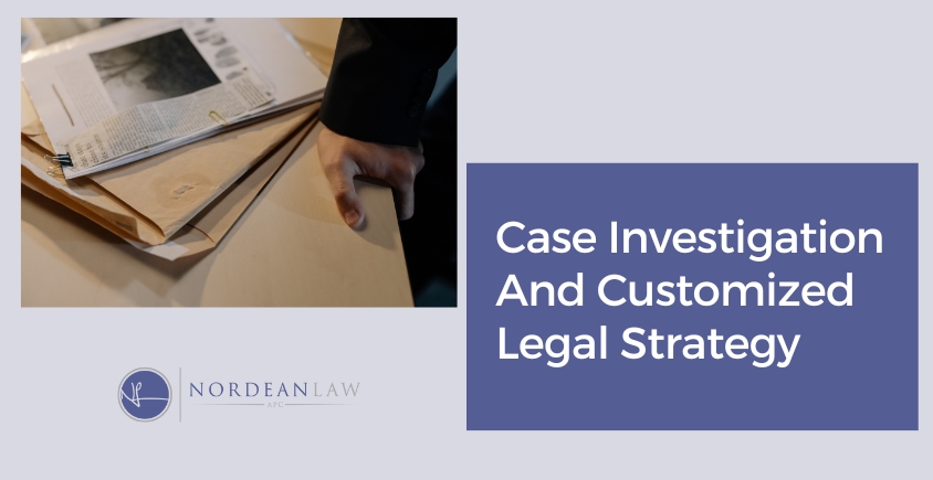 Case investigation and customized legal strategy