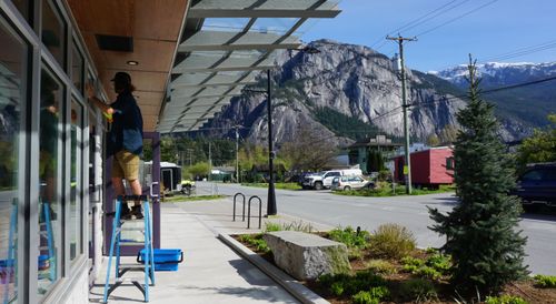OMega Cleaning Windows in Squamish