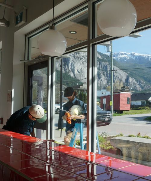 Omega Squamish Cleaning Windows