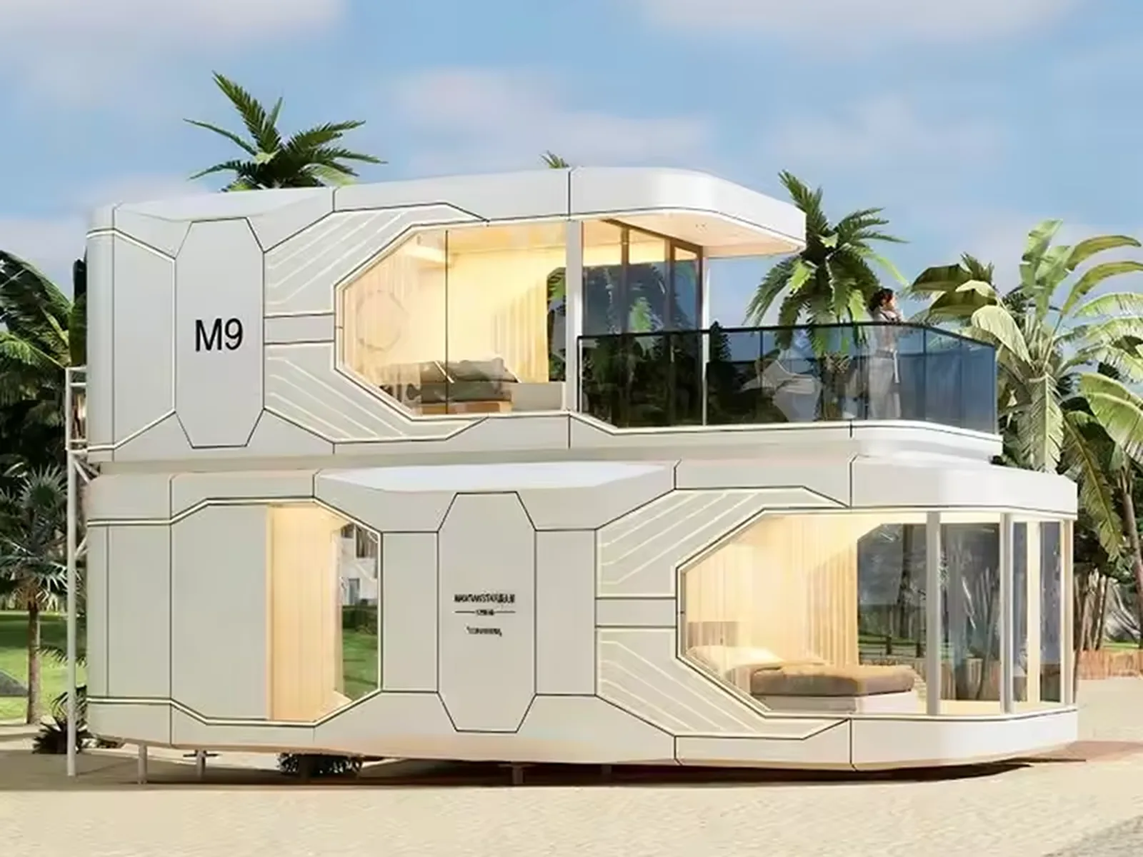 The Wimberley 800 head-on, both levels and the balcony
