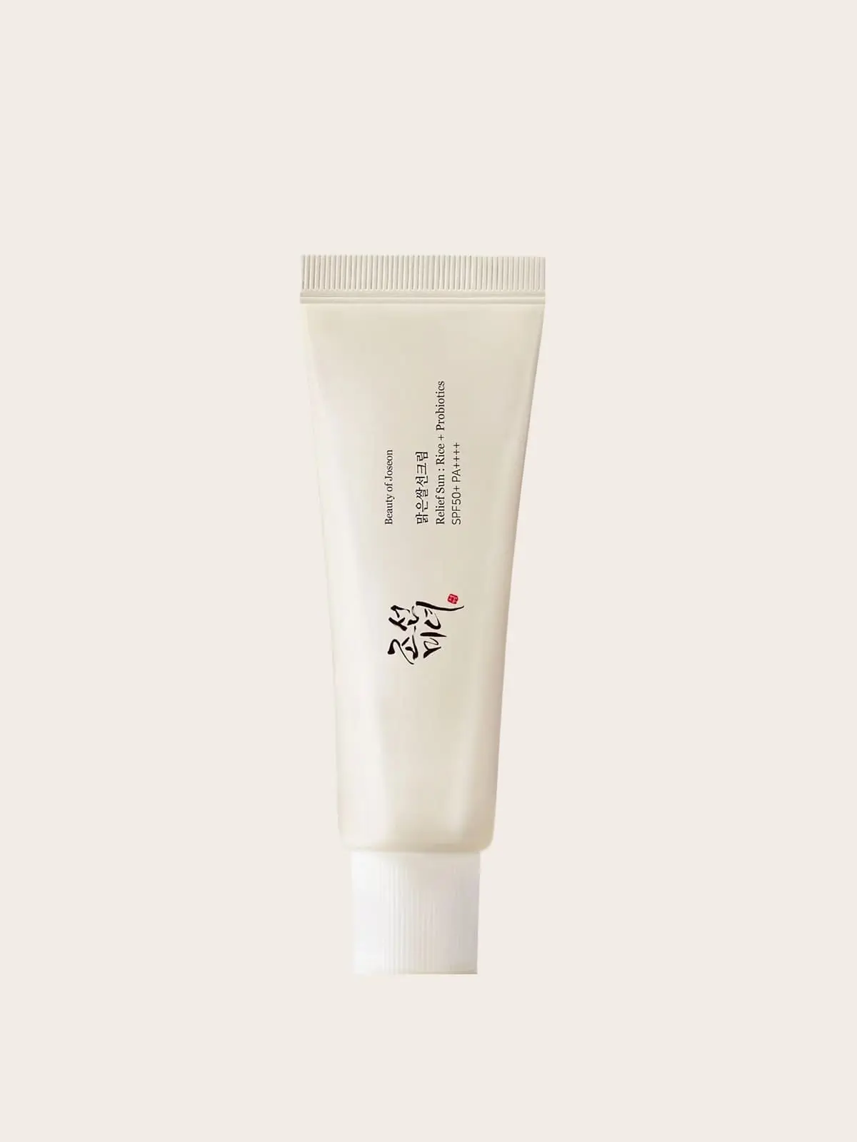 White skincare tube with Korean beauty brand logo and text