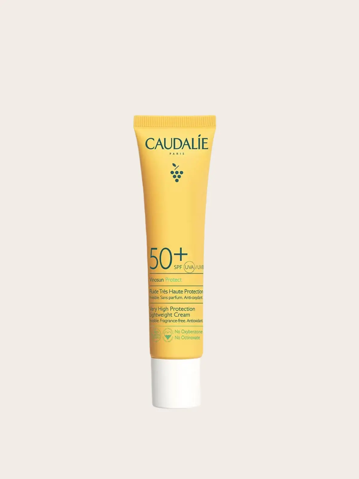 Caudalie Vinosun Protect SPF50+ high protection lightweight sunscreen