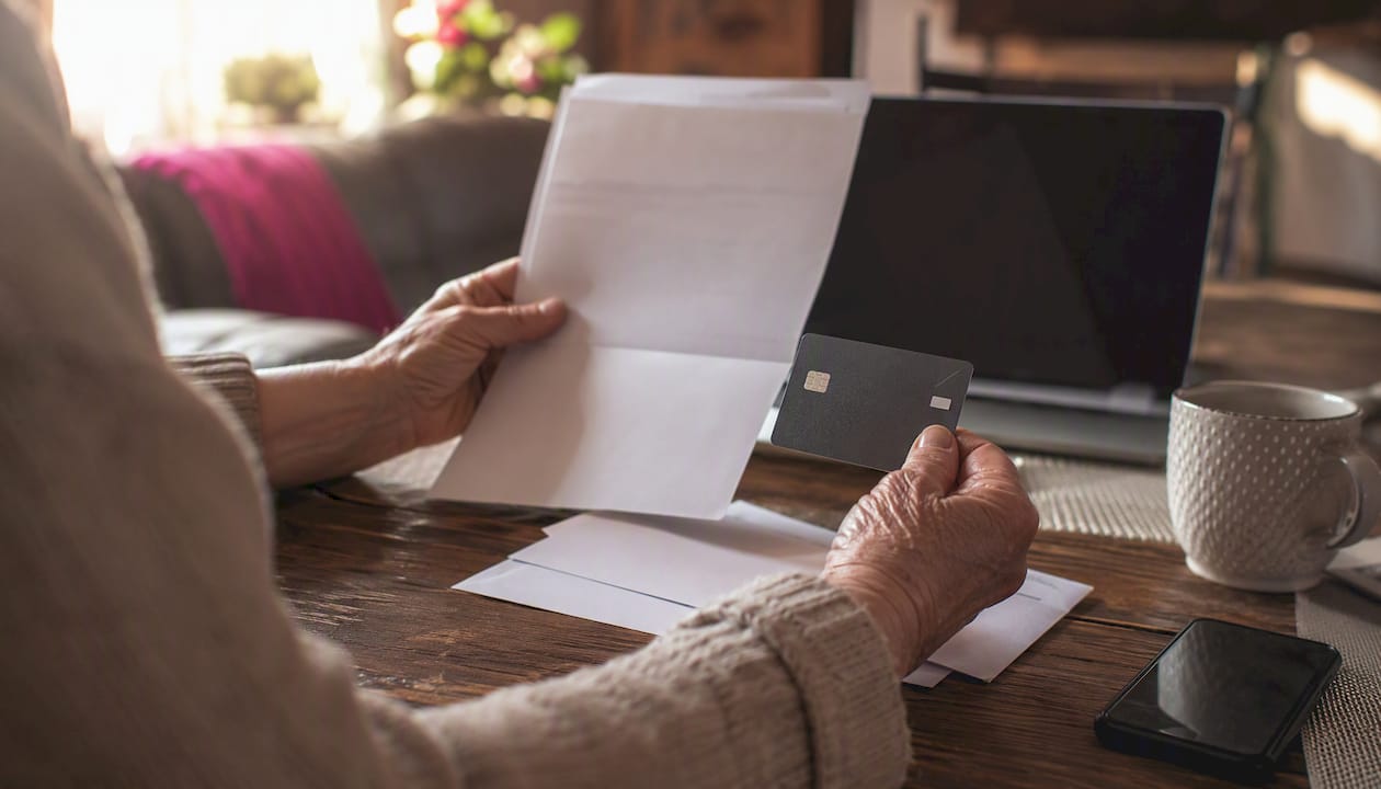 Electricity bill and bank card preparation
