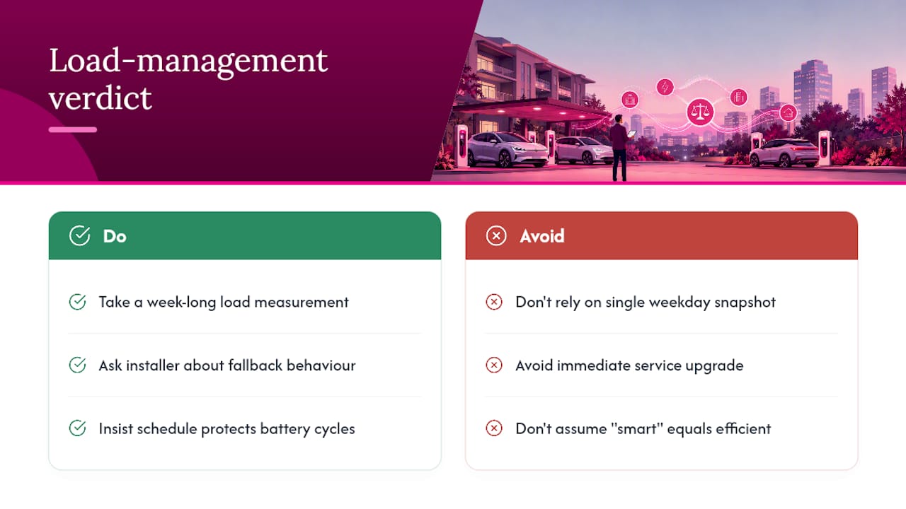 The verdict on load management ev charger — guide for owners — overview diagram