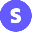 The letter s is in the middle of a cross.