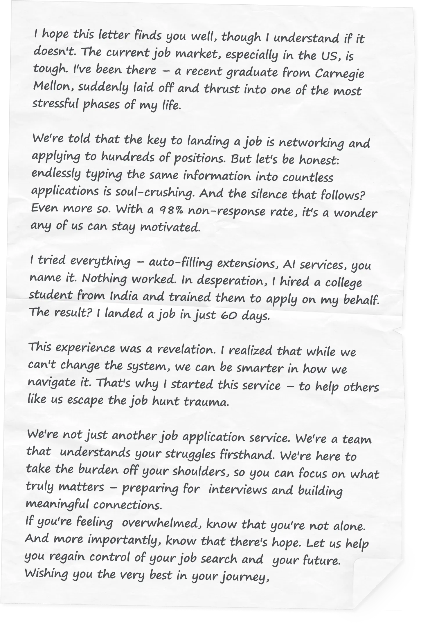 Founder's Letter