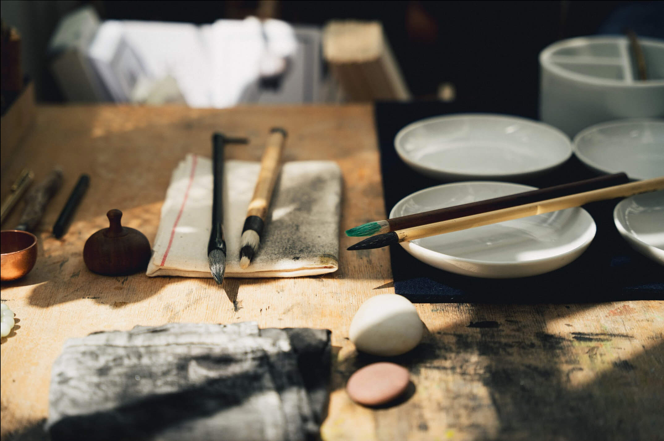Studio Vivienne Schadinsky Japanese Brushes Photography Will Hearle