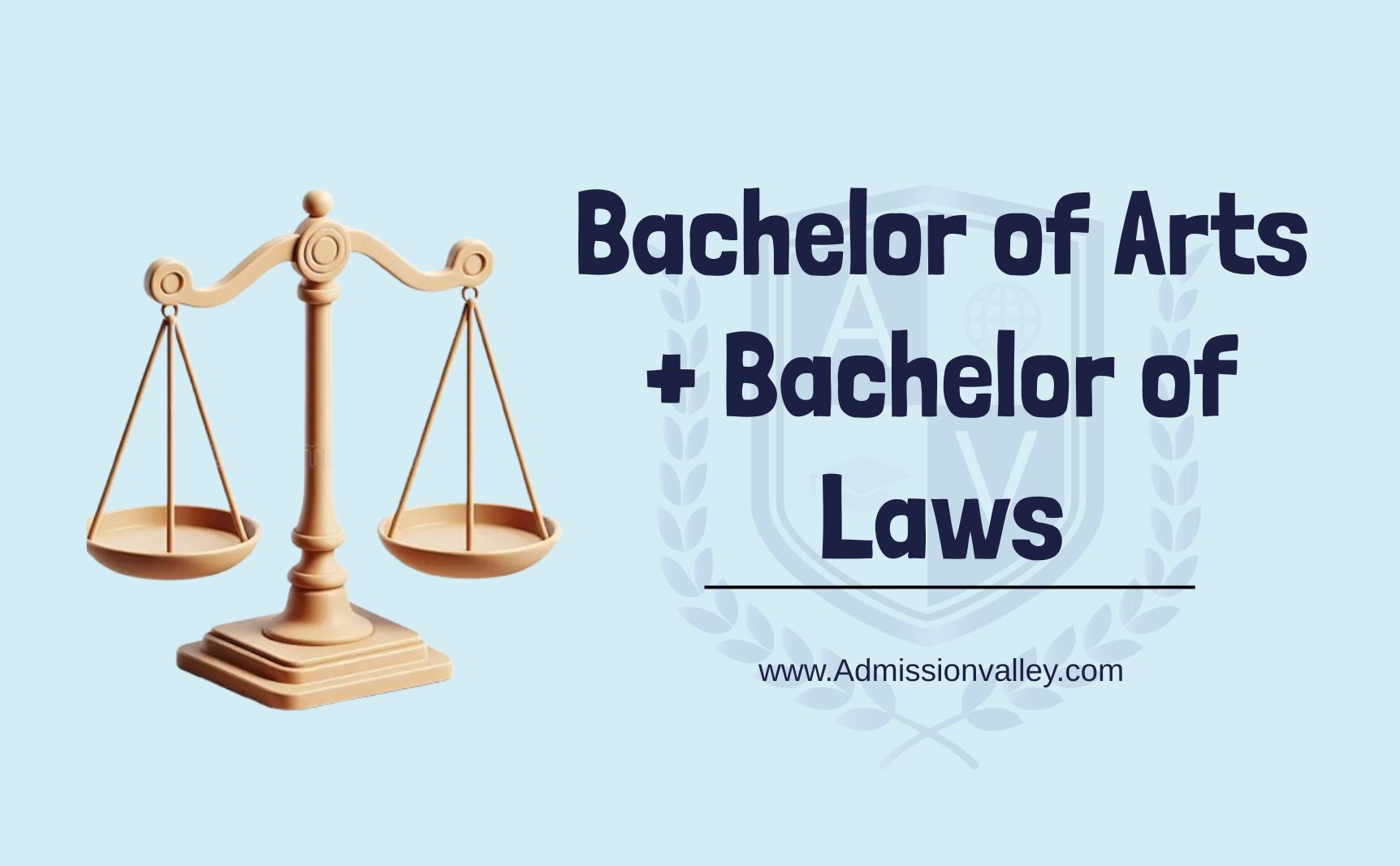 Bachelor of Arts and Bachelor of Legislative Law (BA LLB)