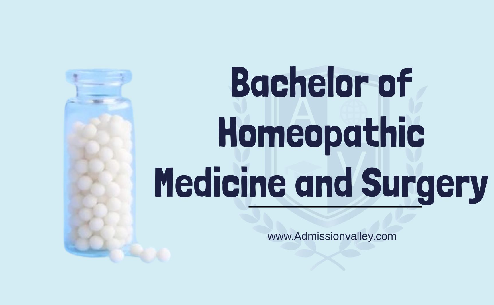 Bachelor of Homoeopathic Medicine and Surgery (BHMS)