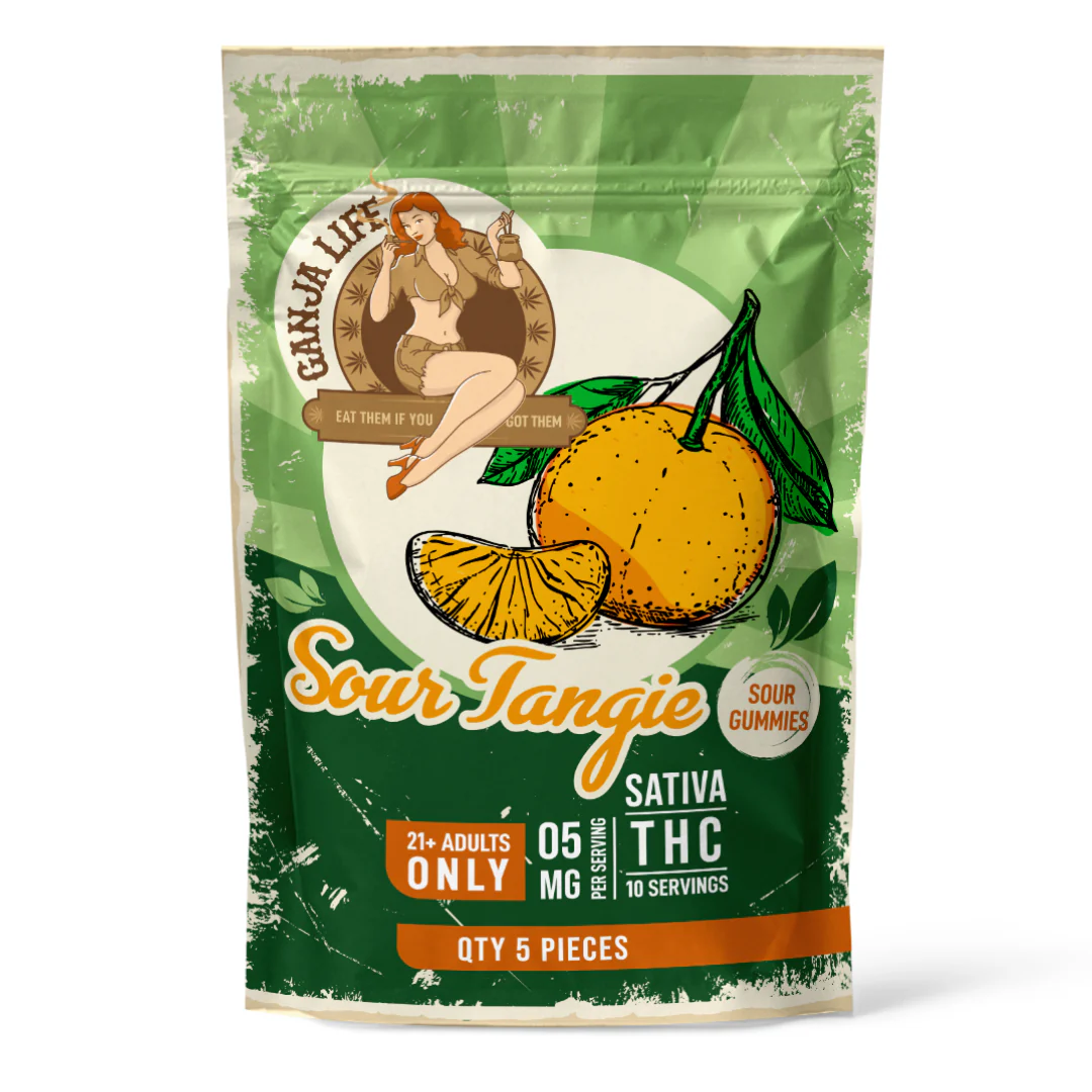 Ganja Life Sour Tangie THC gummies