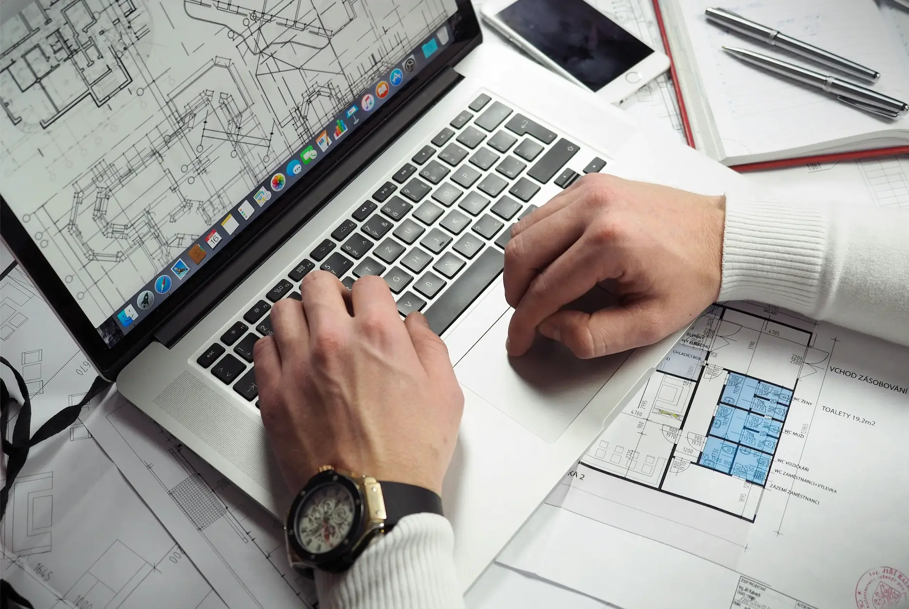 architectural blueprints 