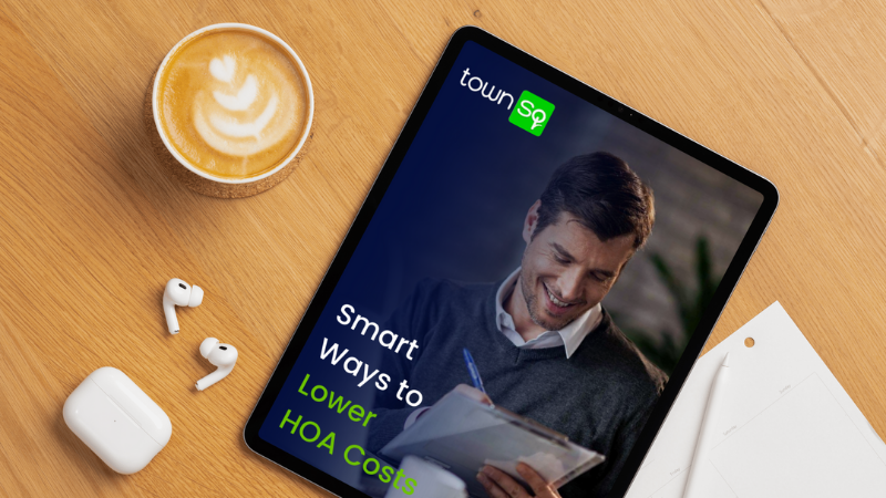 desktop with latte and airpods with iPad featuring ebook cover