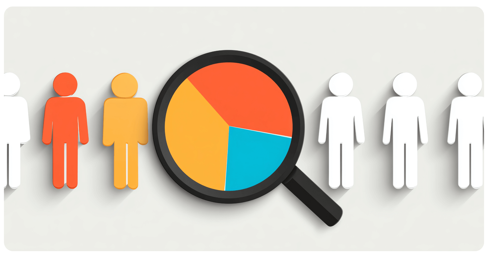 metrics infographic with people symbols 