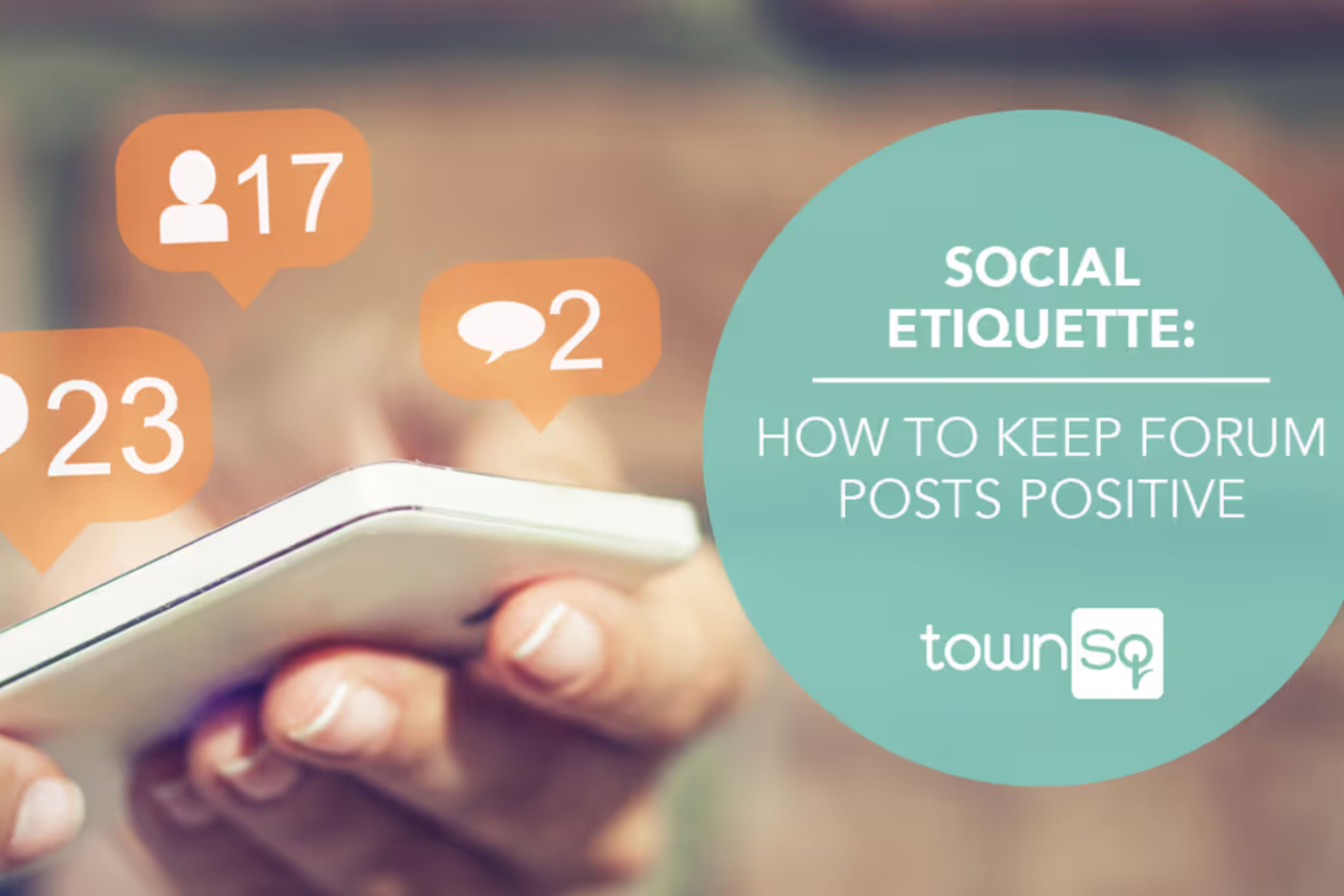 Maintaining social etiquette on your HOA communication management software is important.