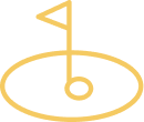 golf tournaments and leagues icon