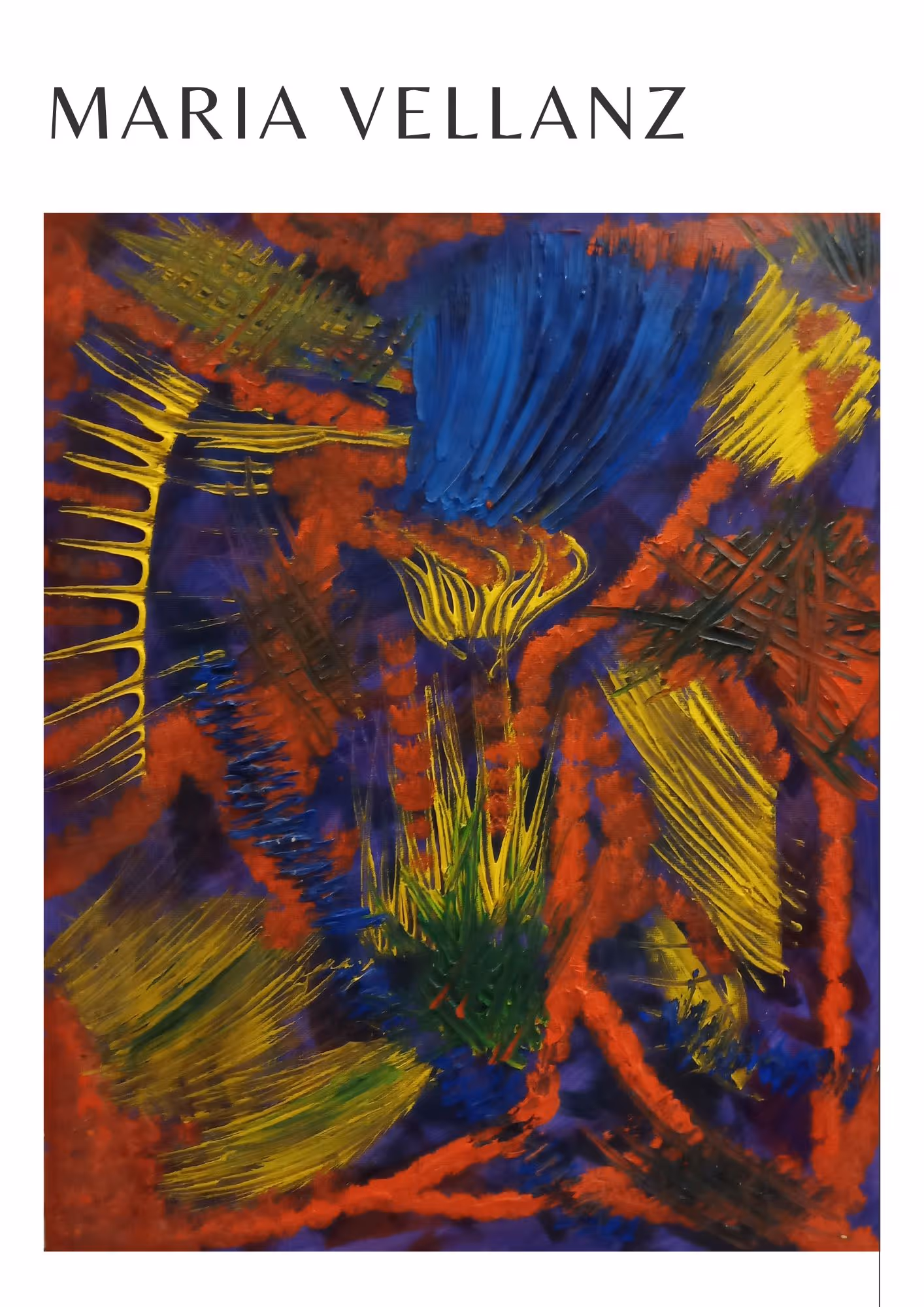 Abstract artwork by Maria Vellanz
