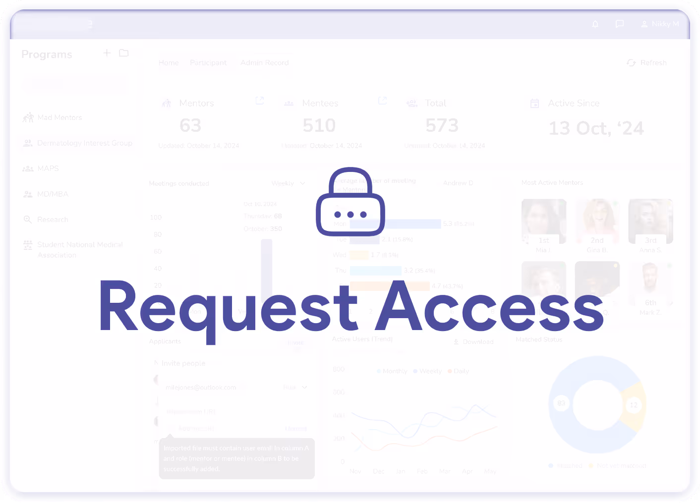 oneMauve dashboard UI