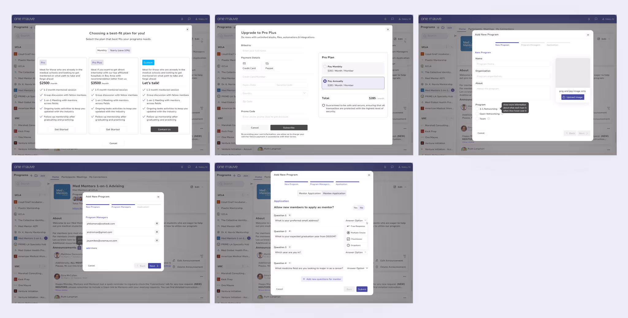 Business Subscription Flows