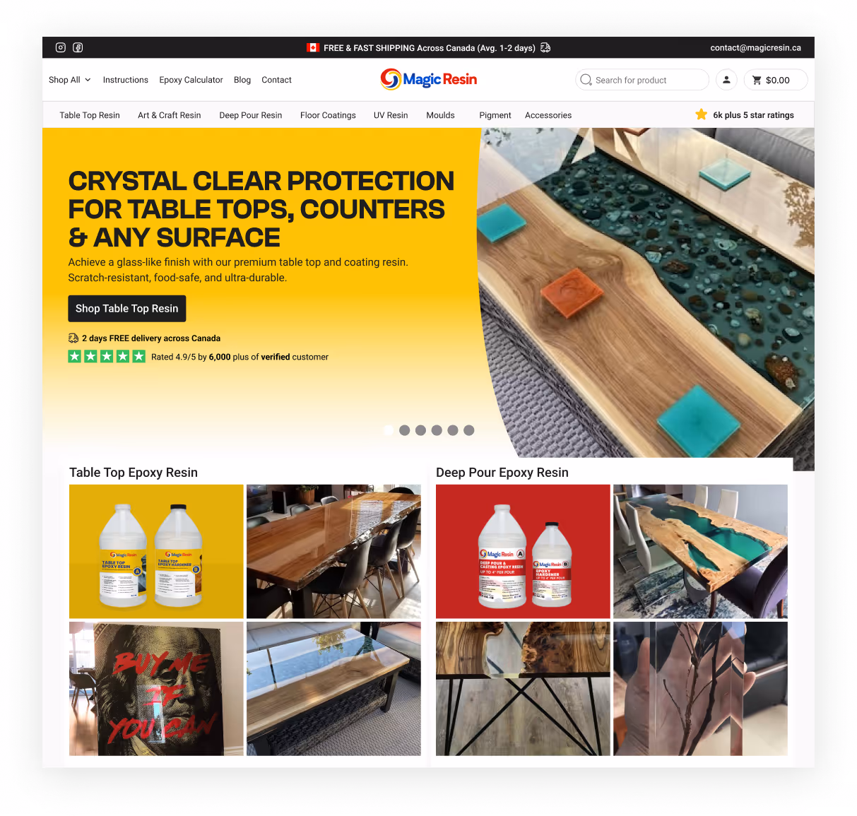 improved Magic Resin hero