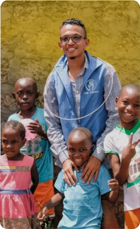 help yateem usa with the children they helped