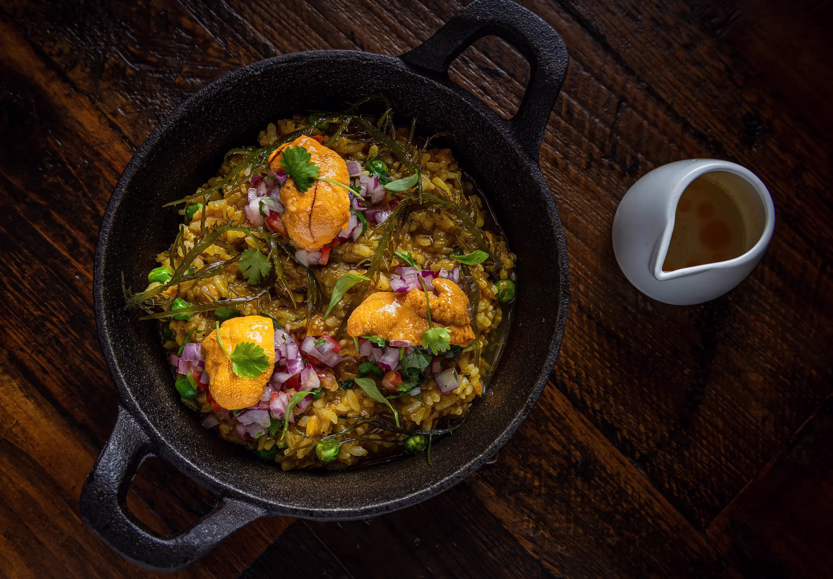 Sea urchin dish