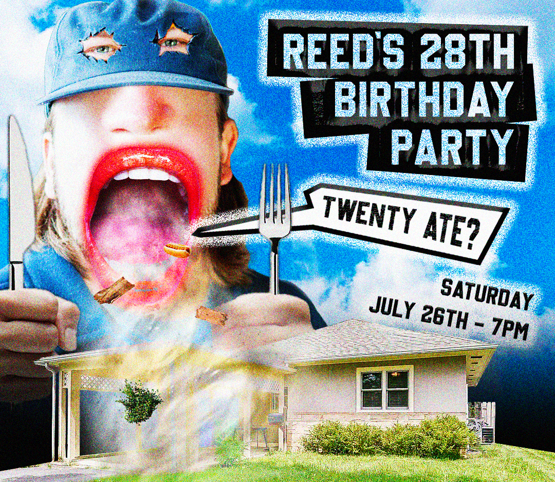 Reed's 28th Birthday Graphic