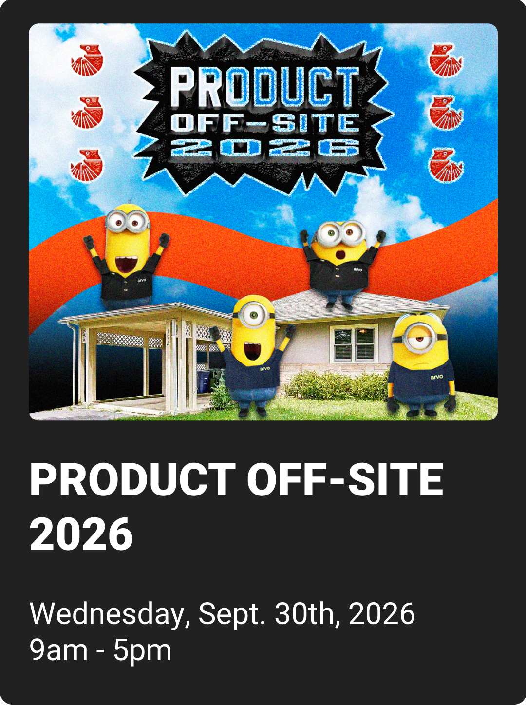 A promotional graphic for a product off-site