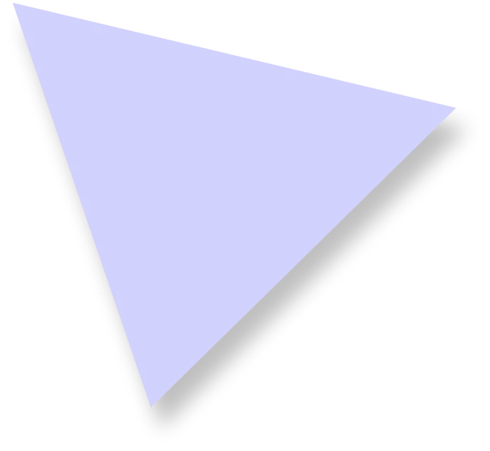 A blue triangle on a black background.
