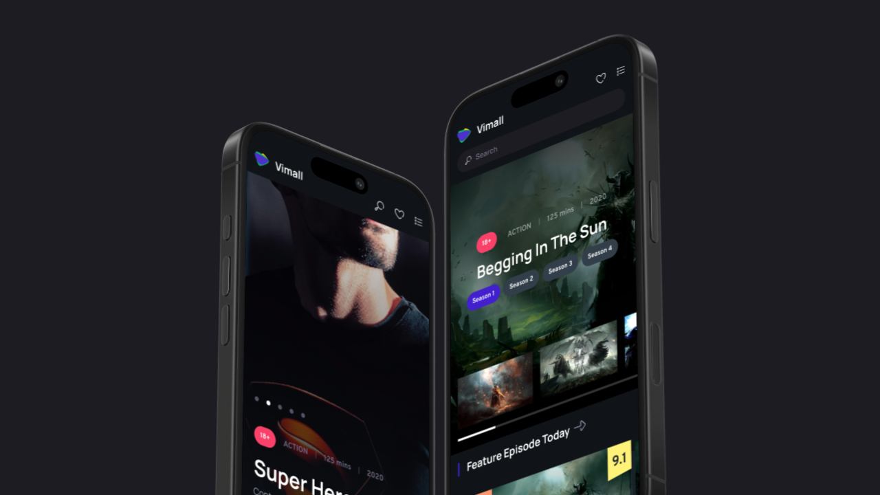 Vimall – React Native Expo Movie & TV Series App Template - 5