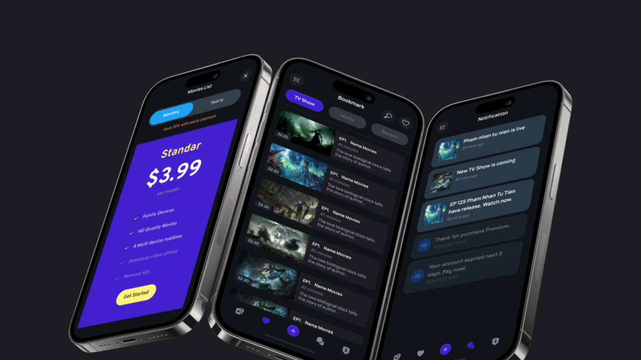 Vimall – React Native Expo Movie & TV Series App Template - 9