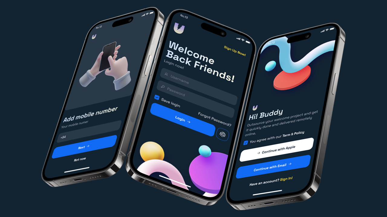 Ultimate Authentication – 10+ Dark Mode Screens for React Native (CLI & Expo)