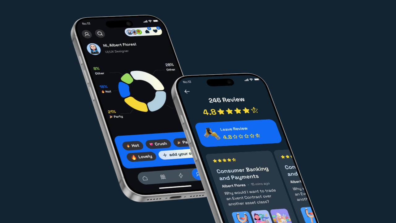 Social UI Pack – Dark Mode Screens for React Native (CLI + Expo)