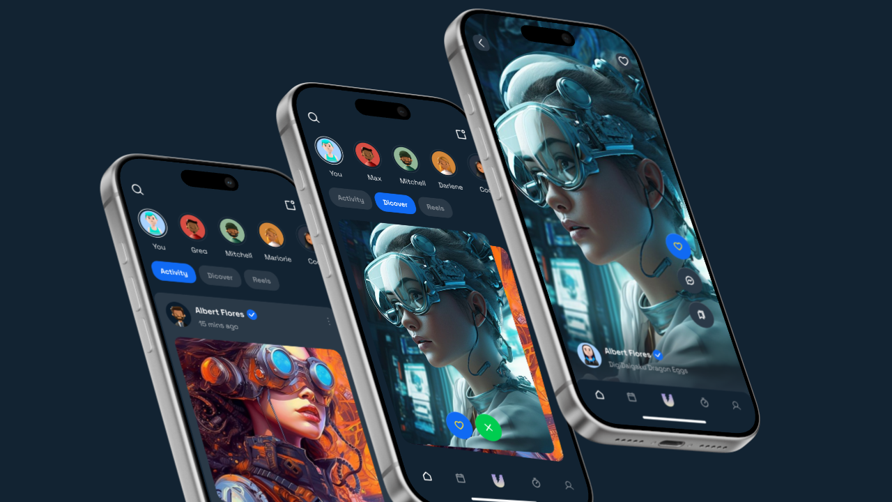 Social UI Pack – Dark Mode Screens for React Native (CLI + Expo)