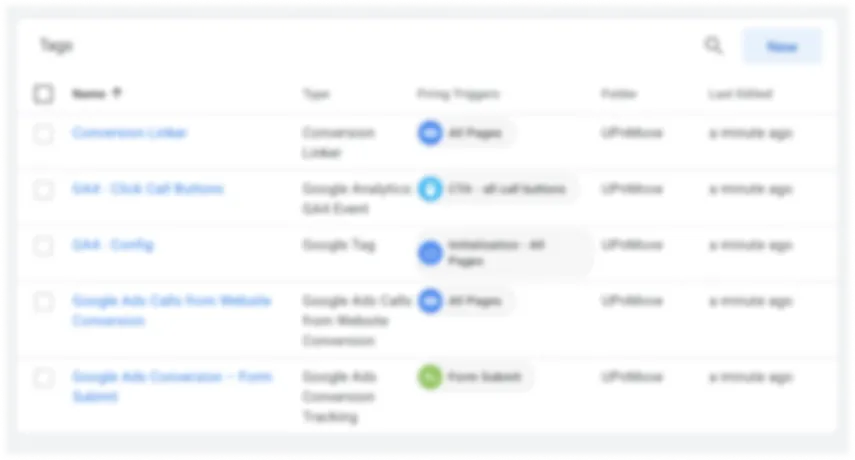 google tag manager set up