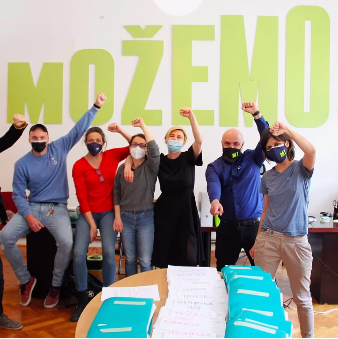 Radi kao glasnogovornik stranke Možemo!