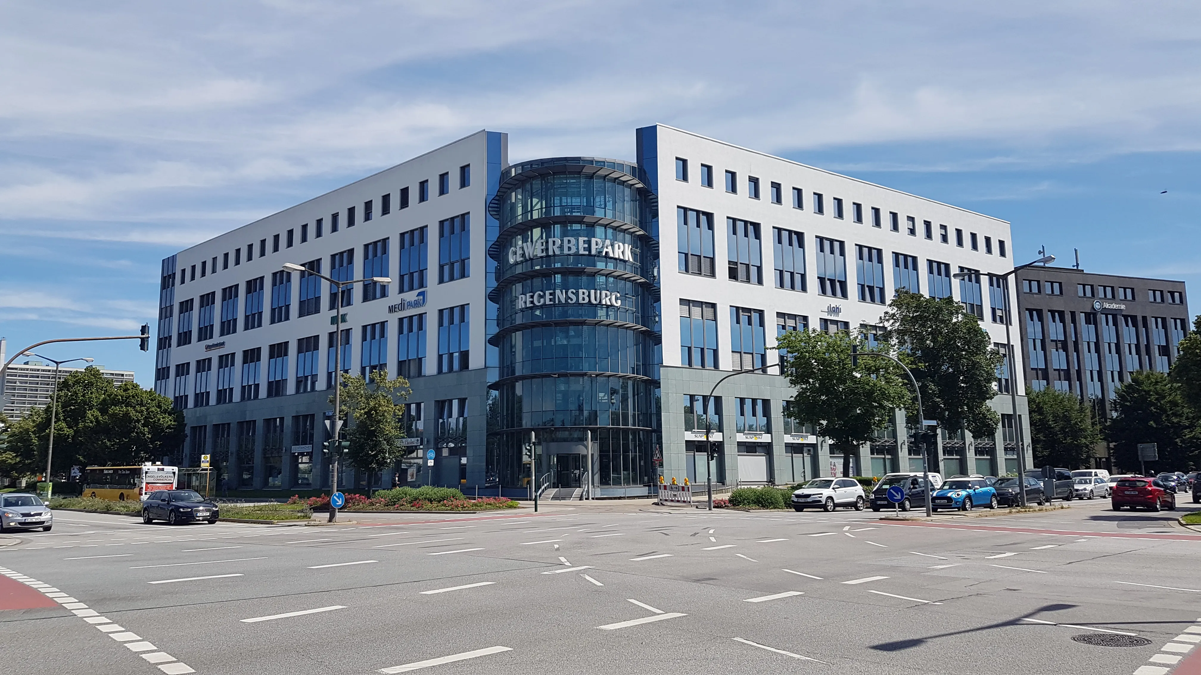 Außenansicht Gewerbepark Regensburg