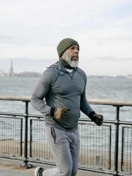 old man run