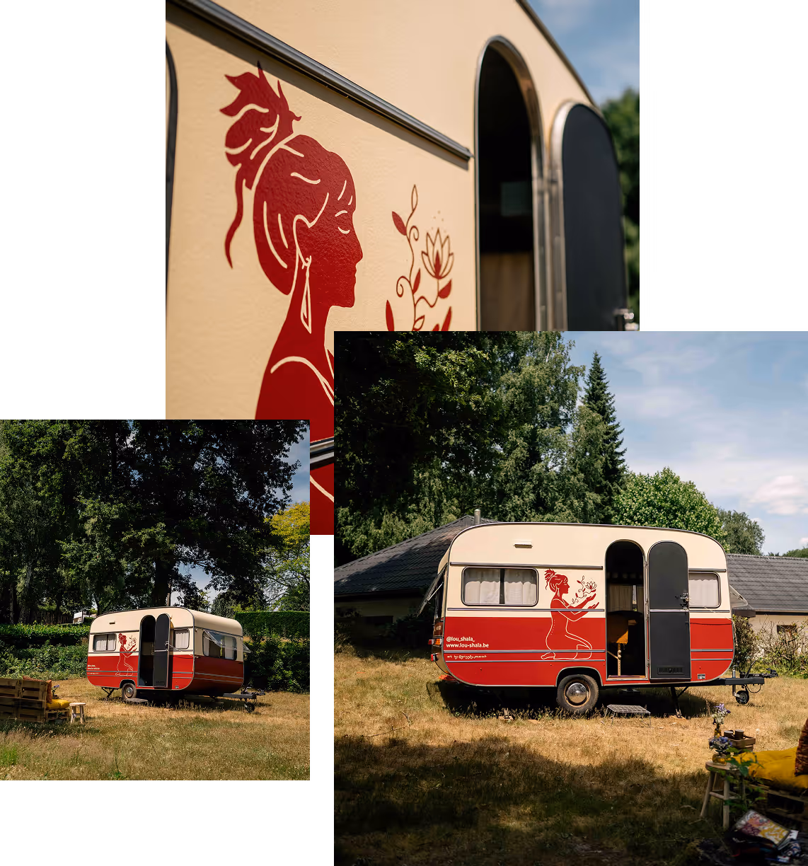 Centre Lou Shala – caravane aménagée pour massages et yoga à Genappe
