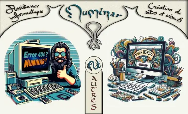 Capture d'écran de la page d'accueil du site avec son design particulier