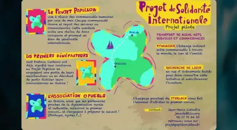 affiche du projet papillon