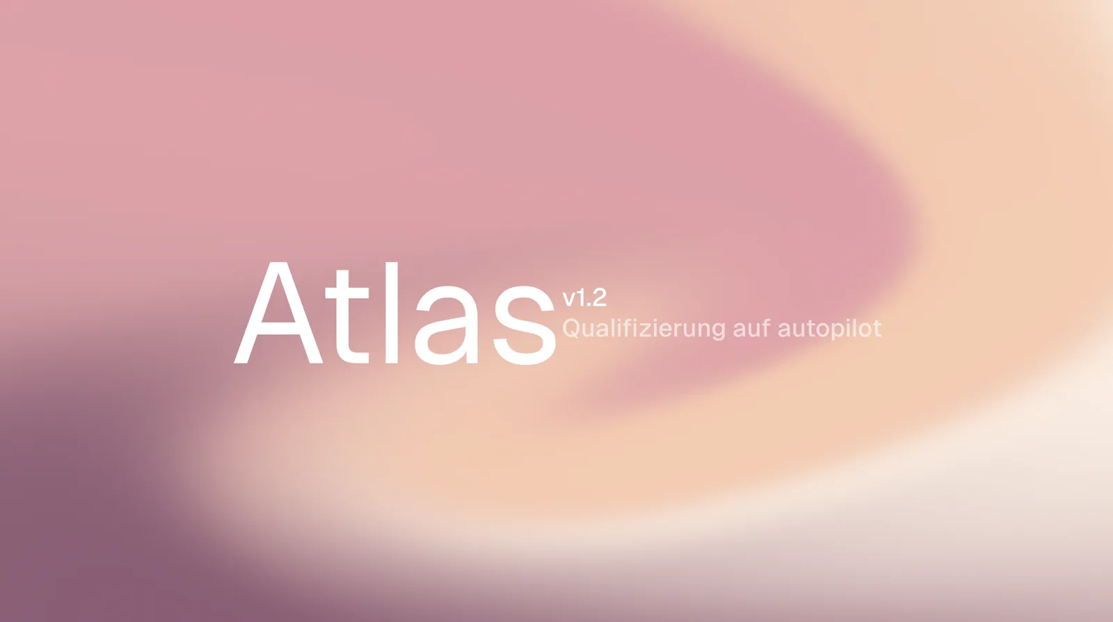 Atlas v1.2: Qualifizierung auf Autopilot. Titelbild zum Launch des neuen Qualifizierungsmodells von Bidpoint.ai