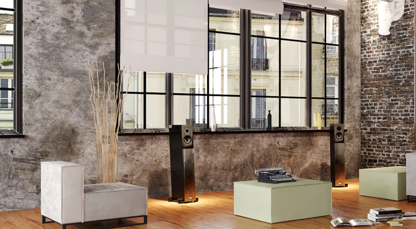 Audio Physic Avanti : Écoute et Fabrication Verre