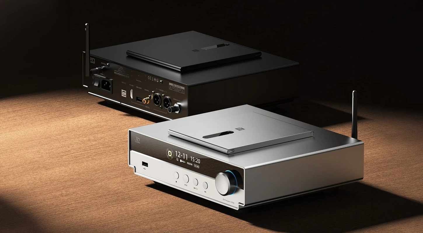 Transport CD Shanling CT90 : arme anti-streaming avec I²S multi-pinout, double AES et entrée masterclock