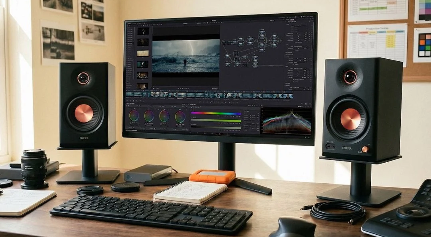 Edifier MR4.5 : des enceintes actives compactes entre hi-fi et home studio