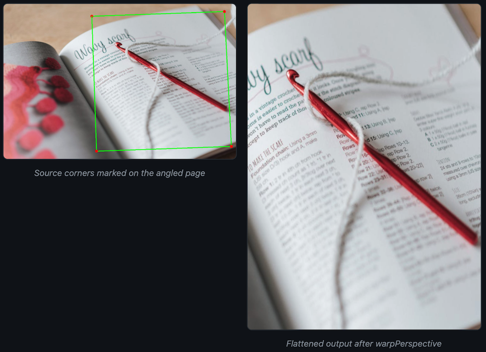 WarpPerspective Sample