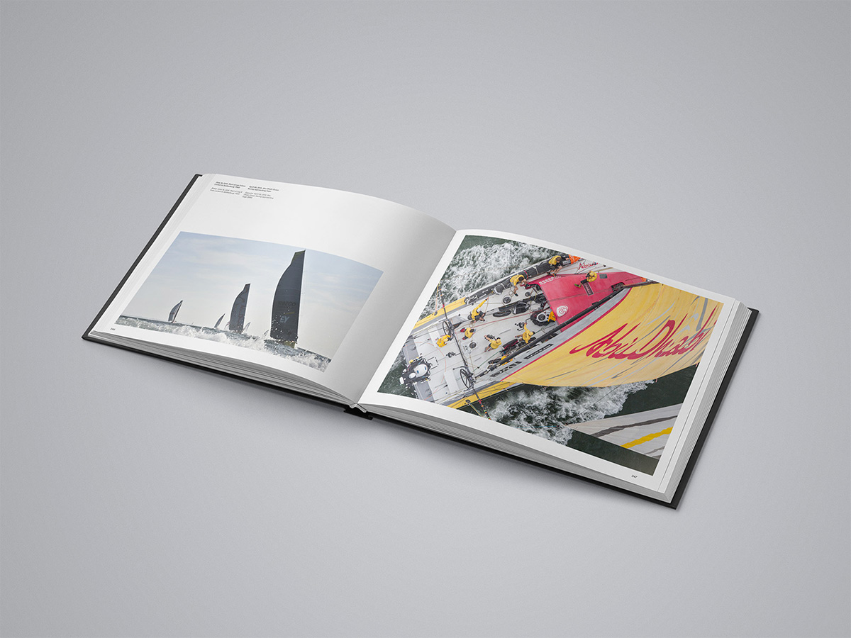 Spread from the Volvo Ocean Race brand book