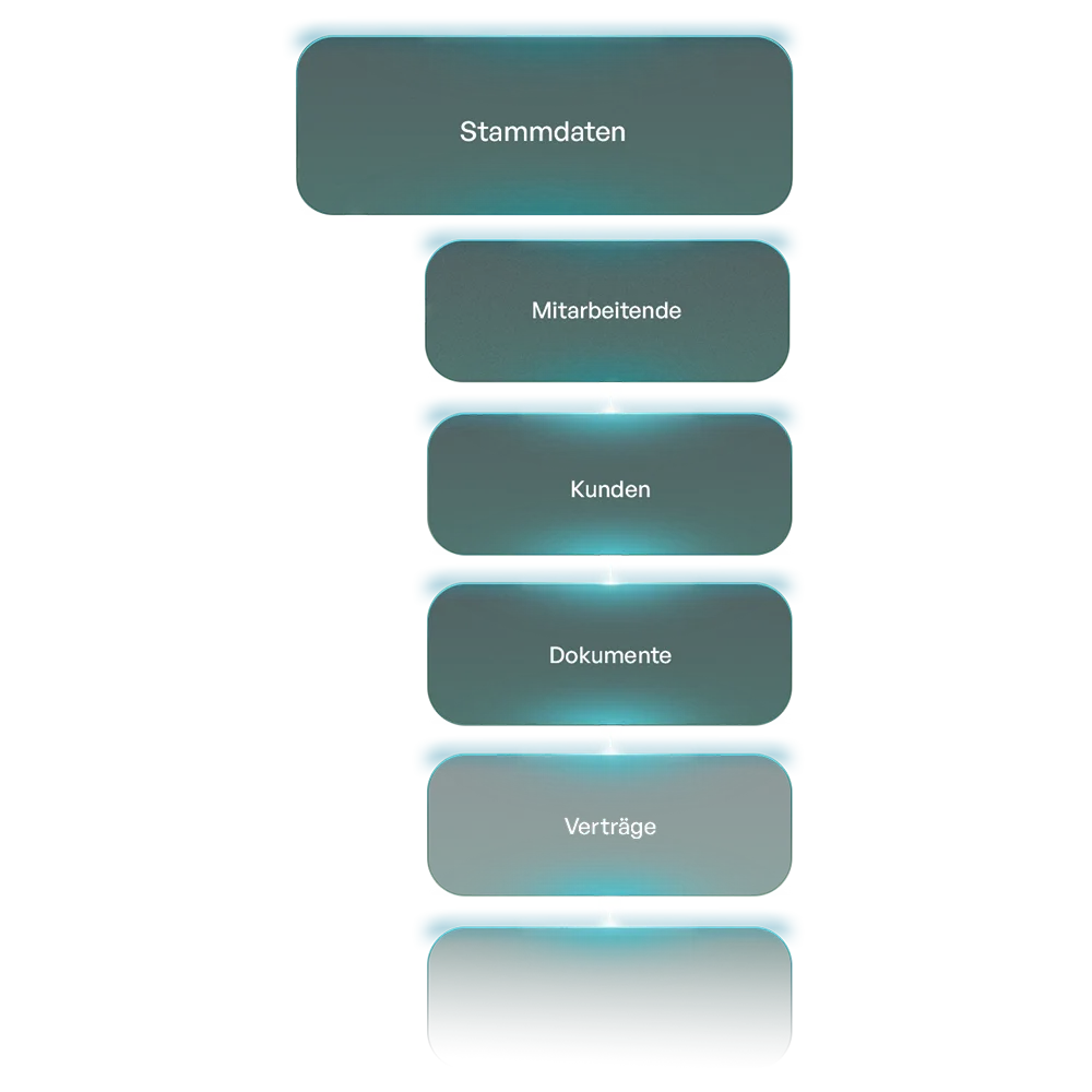 Zeigt ein Futuristisches Dropdown für die Stammdaten.