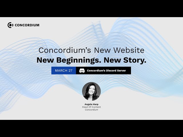 Concordium on Discord: Why Storytelling Matters in Blockchain—Introducing Concordium's New Website