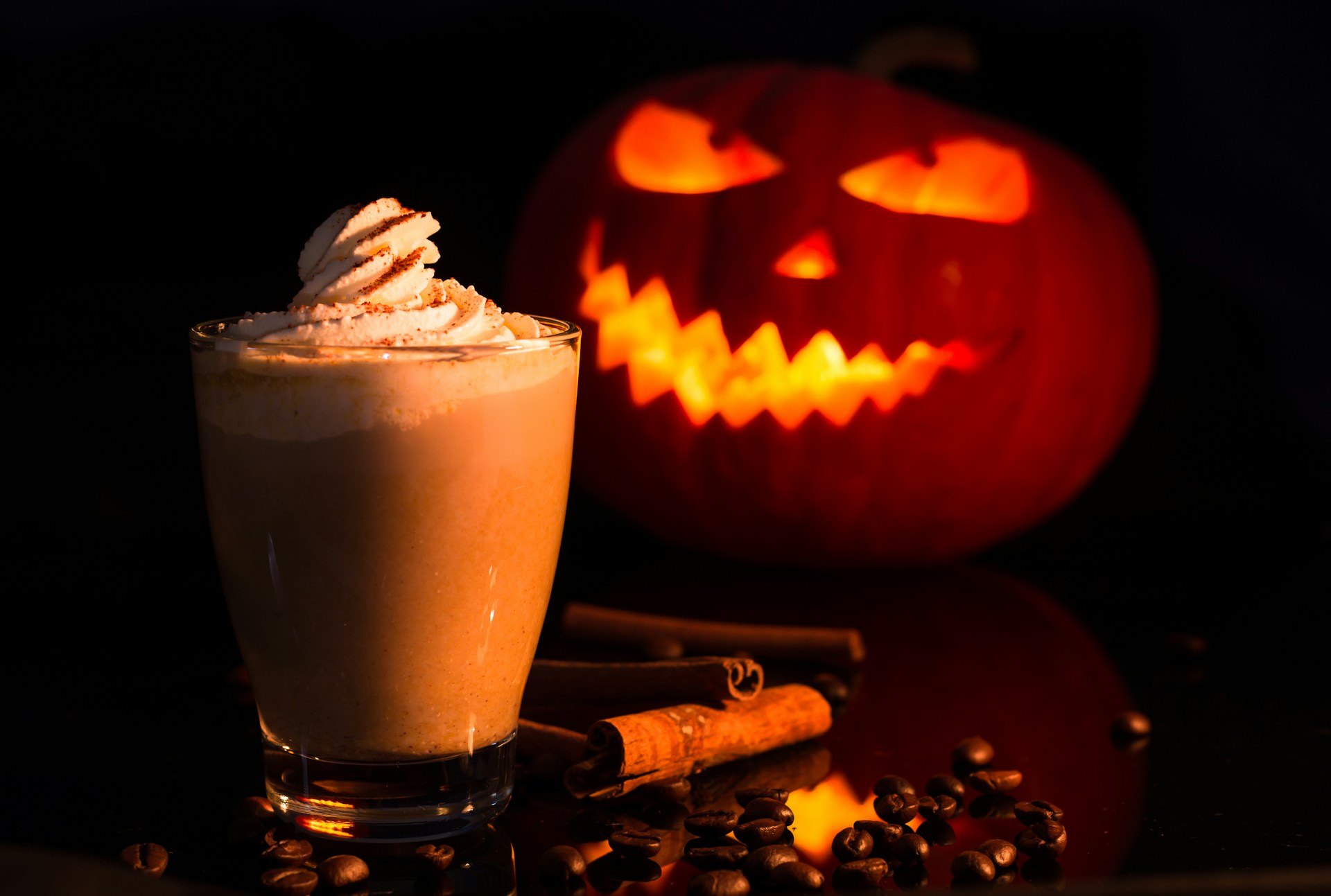 Halloween kávé